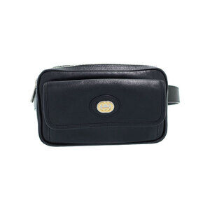GUCCI Leather Belt Crossbody Bum Bag